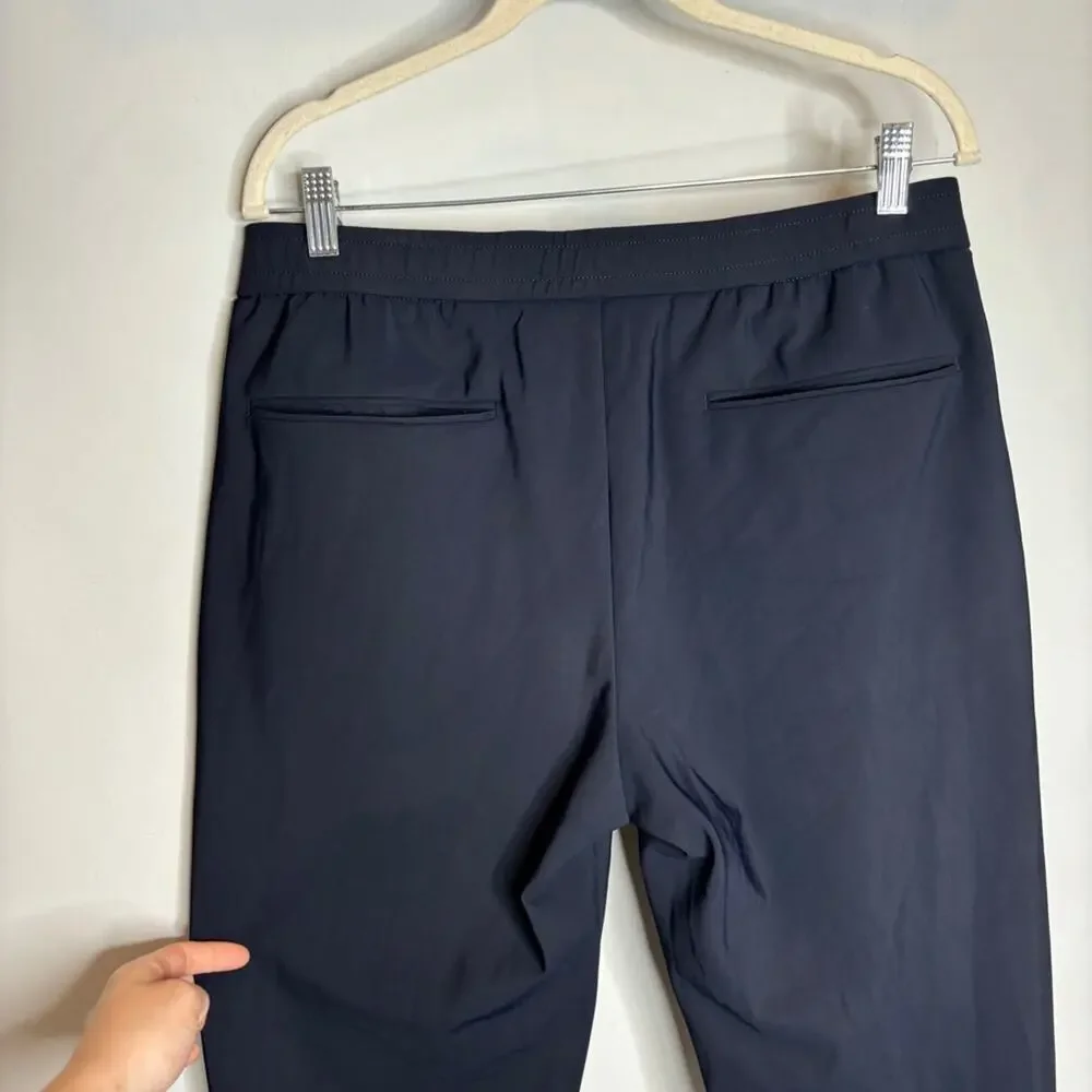 Theory Men’s Mayer Drawstring Precision Slim Fit Ponte Pants Navy